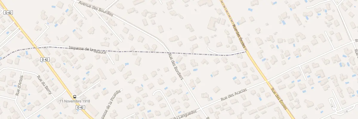 Plan du 28 Rue des Bordiers à Plaisance-du-Touch