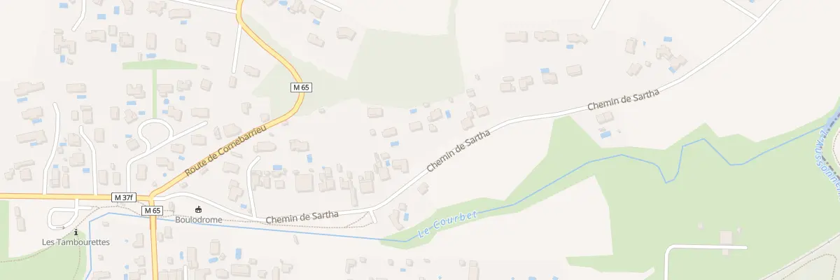 Plan du 27 Che de Sartha à Pibrac