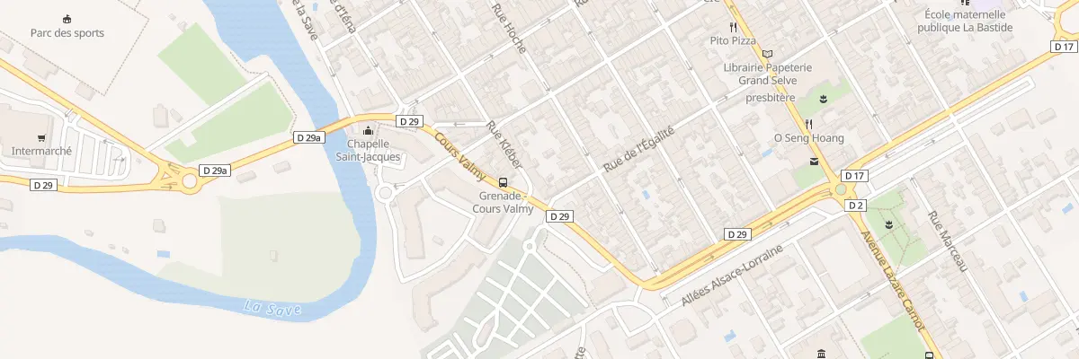 Plan du 2B Rue Kléber à Grenade