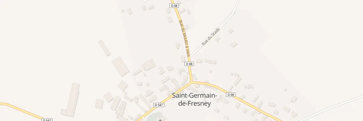 Plan du 2 Rue du Moulin a Vent à Saint-Germain-de-Fresney
