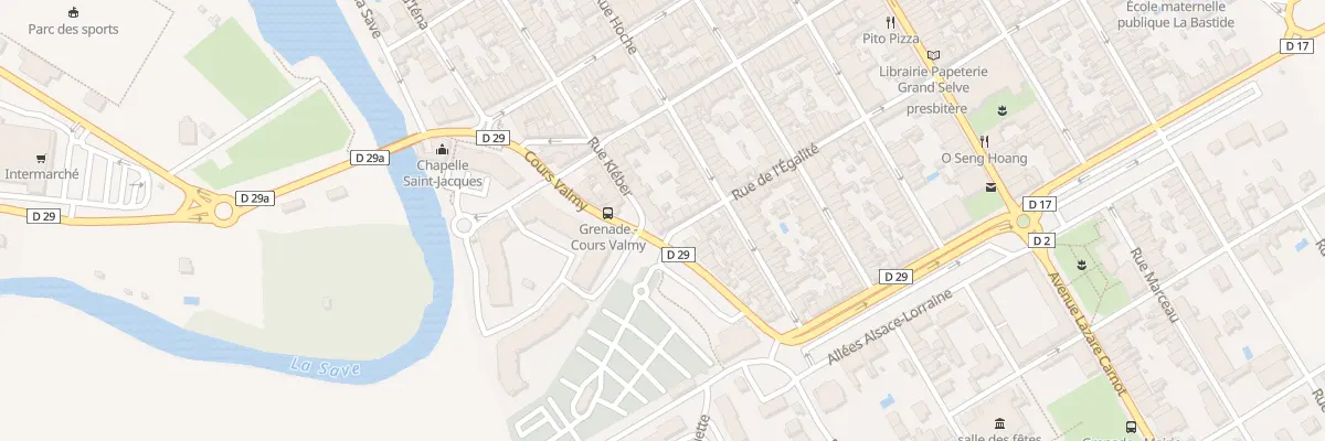 Plan du 1 Rue de l’Egalité à Grenade