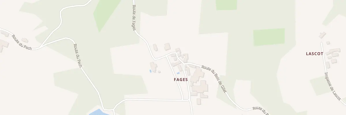Plan du 165 Fages à Saint-Geniès