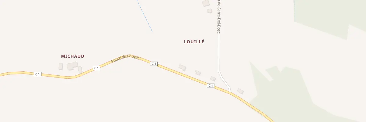 Plan du 5262 Louille à Puycornet