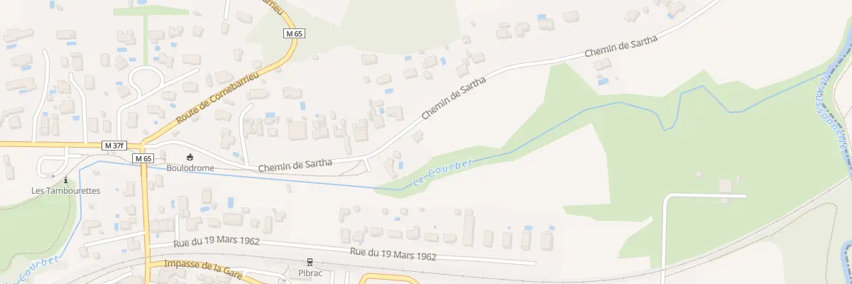 Plan du 4 Che de Sartha à Pibrac