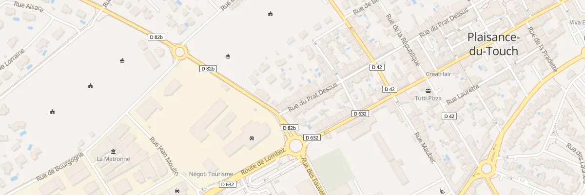 Plan du 5 Rue du Prat Dessus à Plaisance-du-Touch
