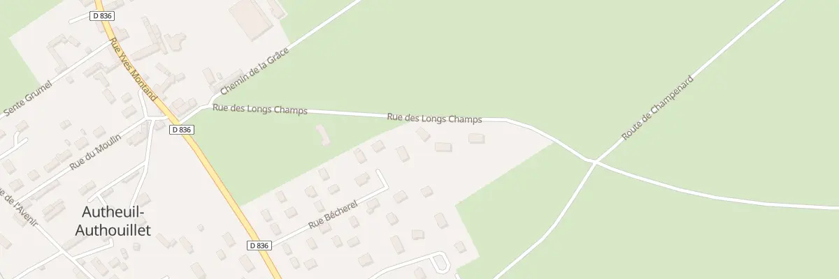 Plan du 2B Rue des Longs Champs à Autheuil-Authouillet