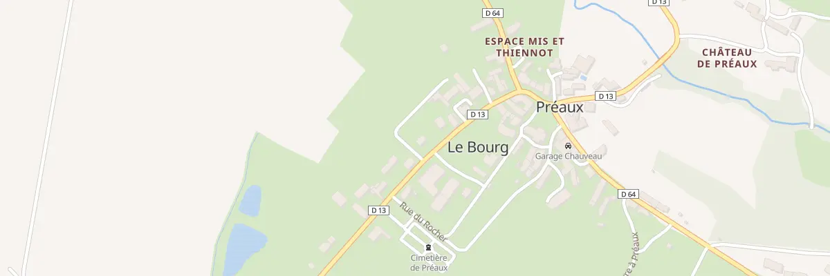 Plan du 12 Rte de Chatillon à Préaux