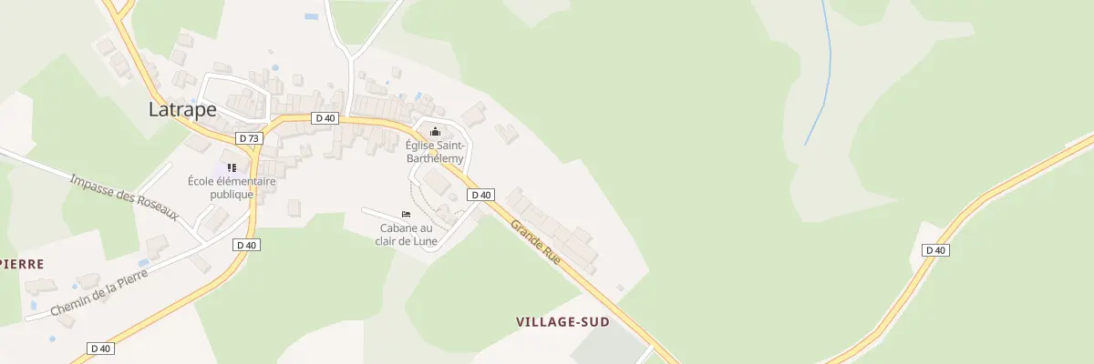 Plan du 75 Rue Grand Rue à Latrape