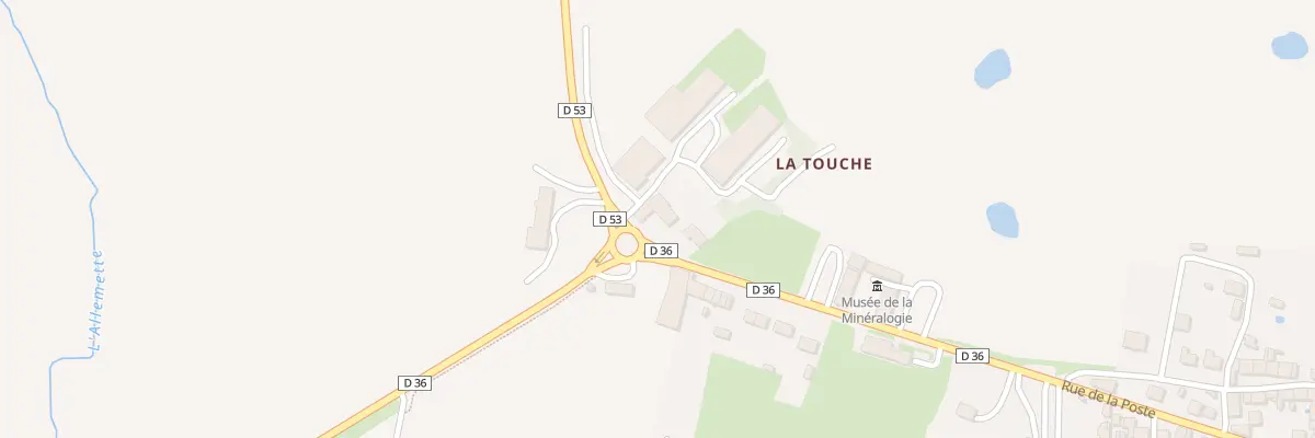 Plan du 4 Rue de la Touche à Chaillac