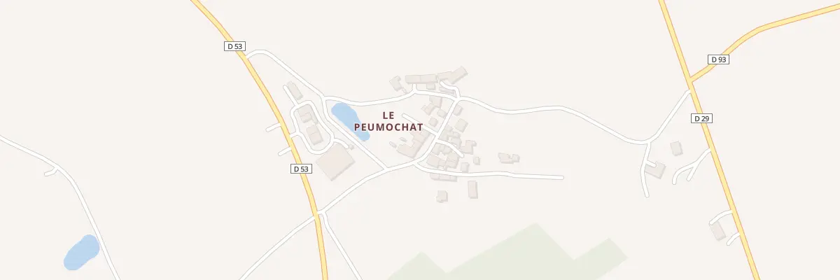 Plan du 5223 Le Peumochat à Chaillac