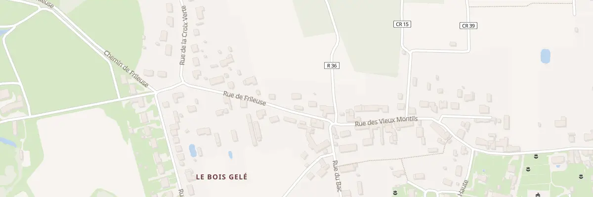 Plan du 3 Rue de Frileuse au Controis-en-Sologne