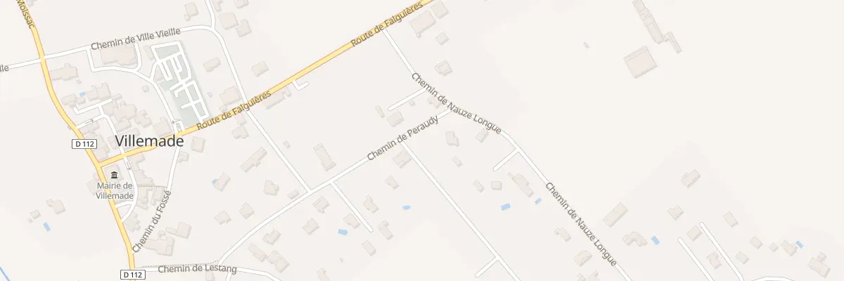 Plan du 290 Che de Peraudy à Villemade