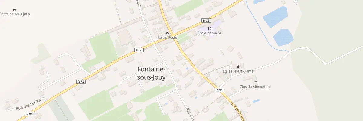 Plan du 4 Rue de la Poste à Fontaine-sous-Jouy