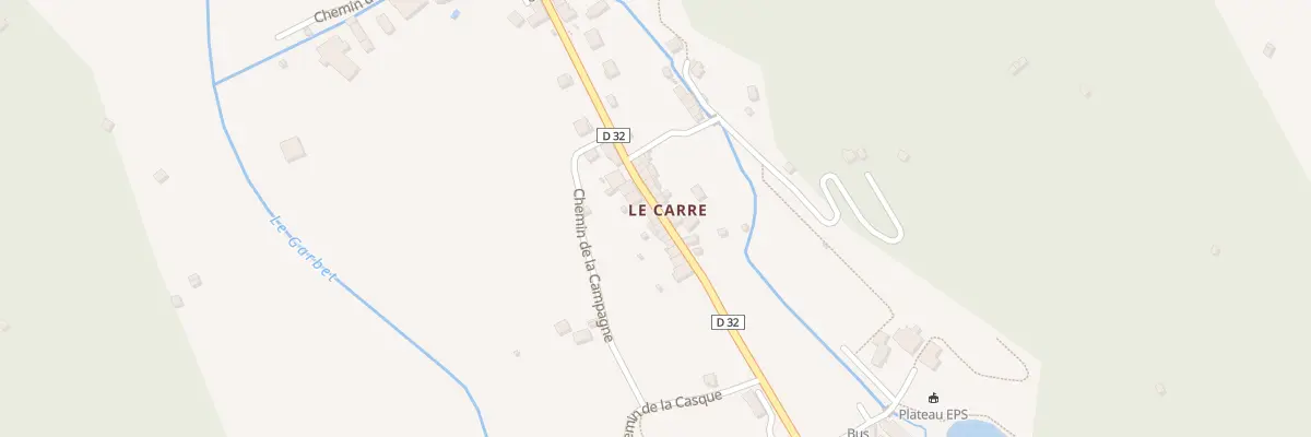Plan du 5000 Le Carre à Ercé