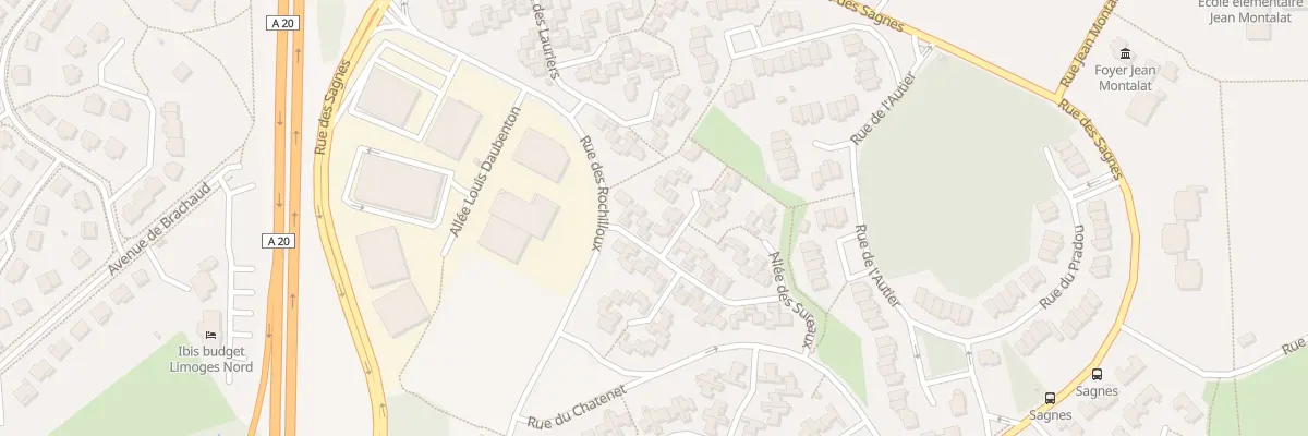 Plan du 5 Rue des Sorbiers à Limoges