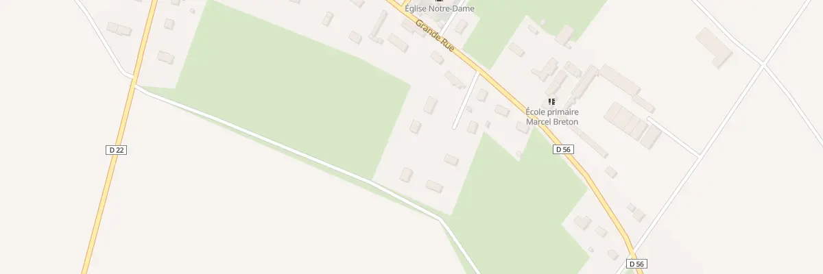 Plan du 6 Gr Grande Rue à Notre-Dame-d’Aliermont