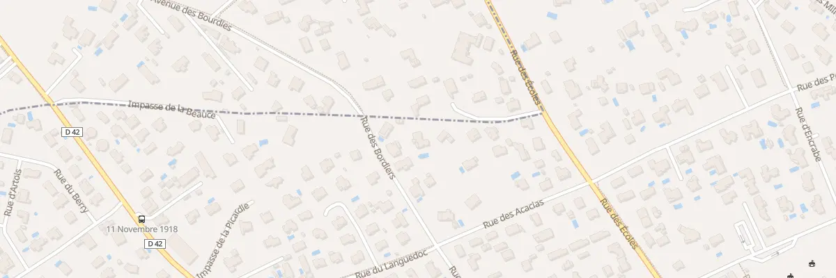 Plan du 24 Rue des Bordiers à Plaisance-du-Touch