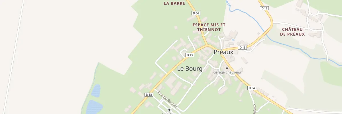Plan du 10 Rte de Chatillon à Préaux