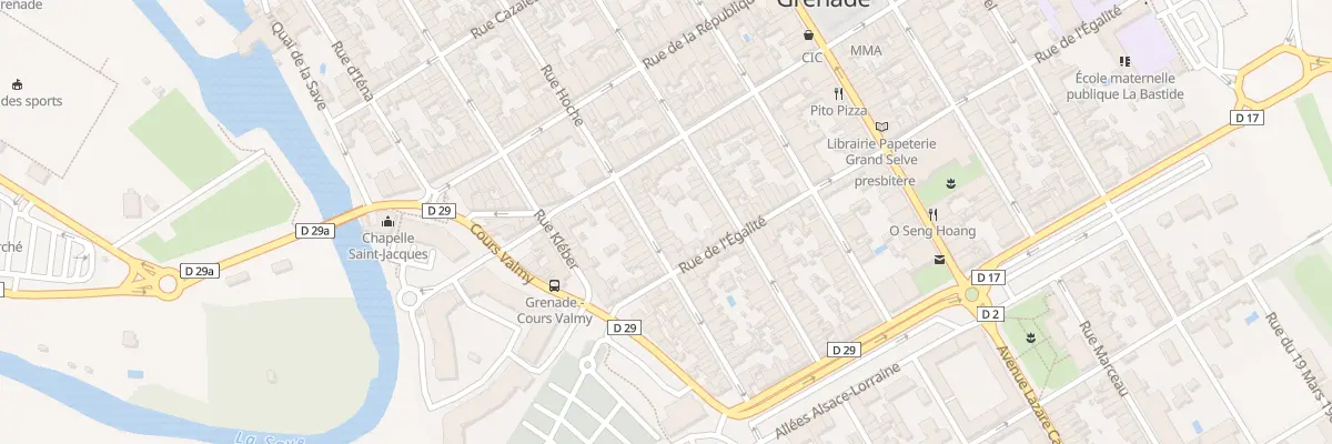Plan du 26B Rue Hoche à Grenade