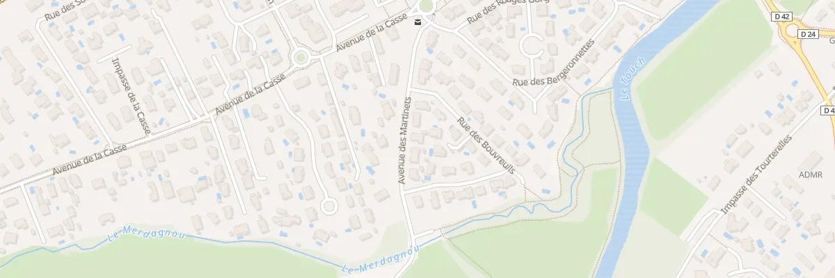 Plan du 6 Av des Martinets à Plaisance-du-Touch
