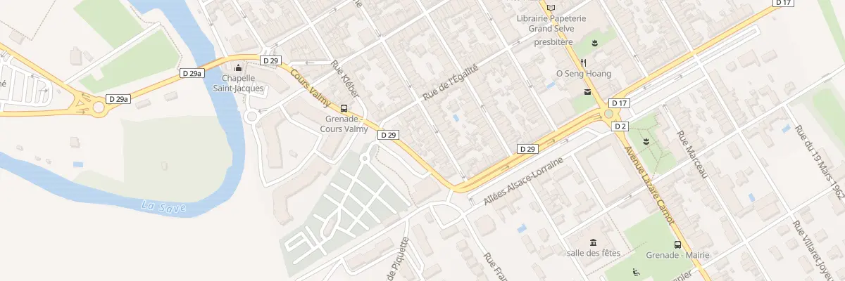 Plan du 13 Rue Hoche à Grenade