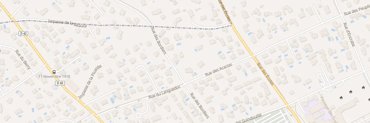 Plan du 18 Rue des Bordiers à Plaisance-du-Touch