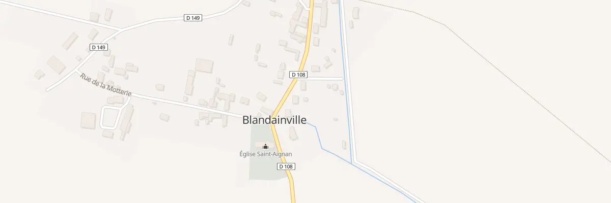 Plan du 7 Rue de la Plaine à Blandainville