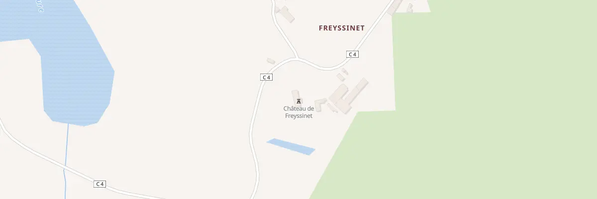 Plan du 5266 Fressinet à Saint-Priest-Ligoure