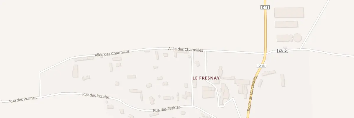 Plan du 235 All des Charmilles à Fresne-le-Plan