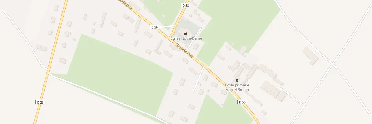 Plan du 126 Gr Grande Rue à Notre-Dame-d’Aliermont
