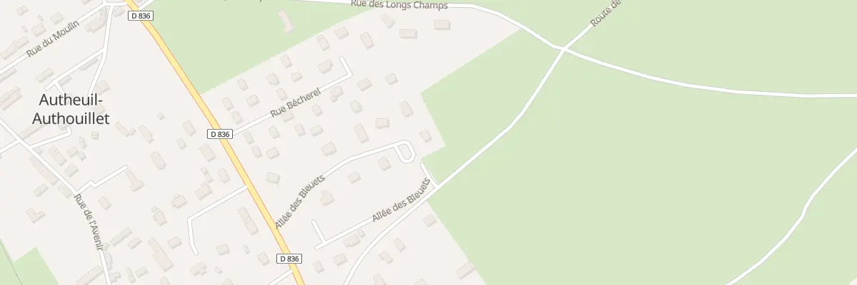 Plan du 7 All des Bleuets à Autheuil-Authouillet