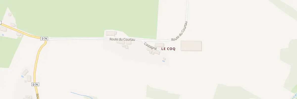 Plan du 76A Le Coq à Latrape