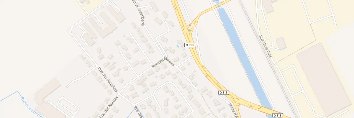 Plan du 619 Rue des Nauzes à Grisolles