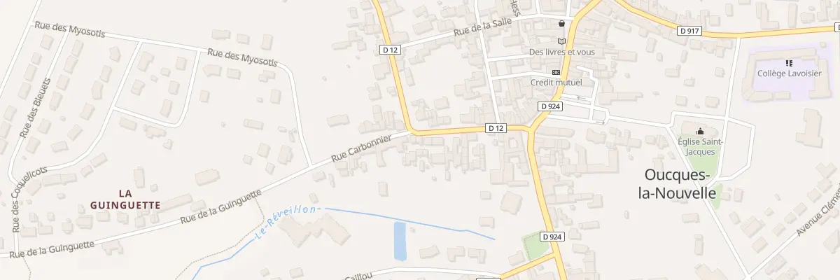 Plan du 24B Rue Carbonnier à Oucques La Nouvelle