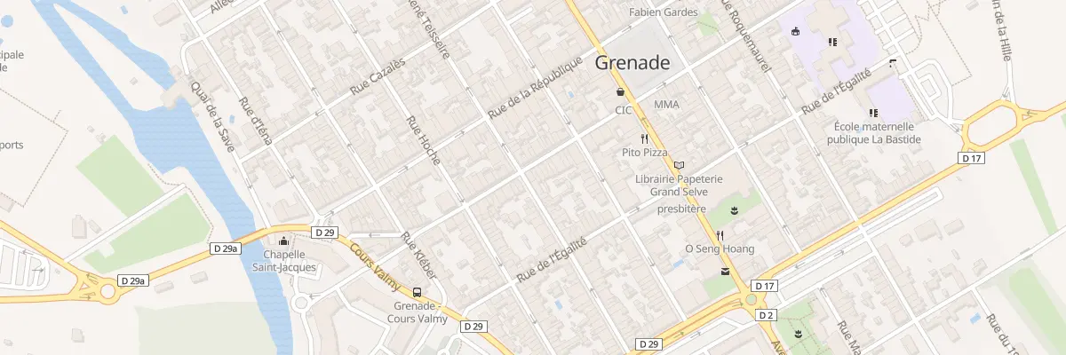 Plan du 20 Rue Castelbajac à Grenade
