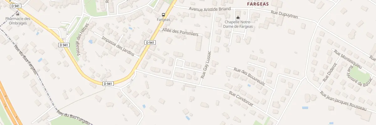 Plan du 6 Rue Branly à Panazol
