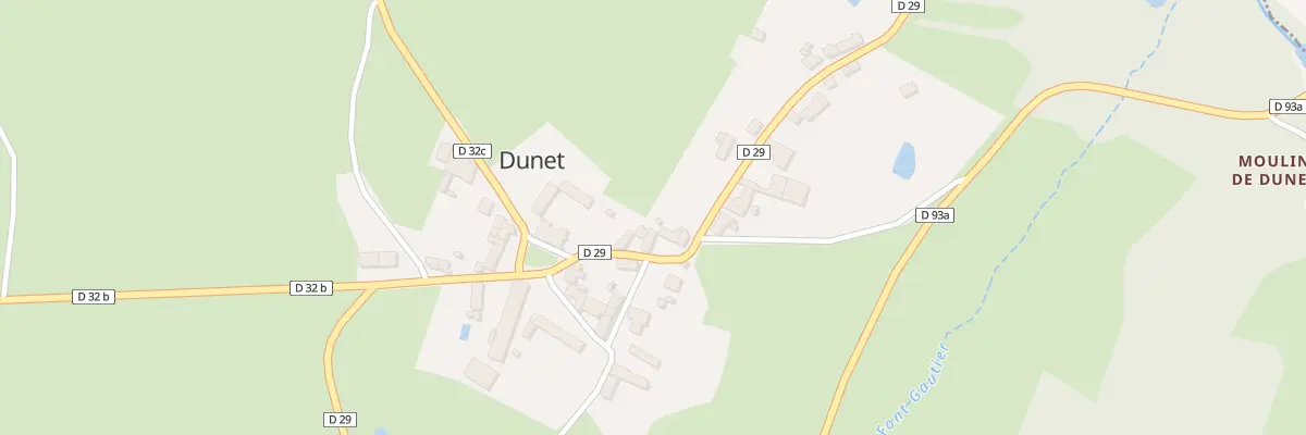Plan du 5021 Le Bourg à Dunet