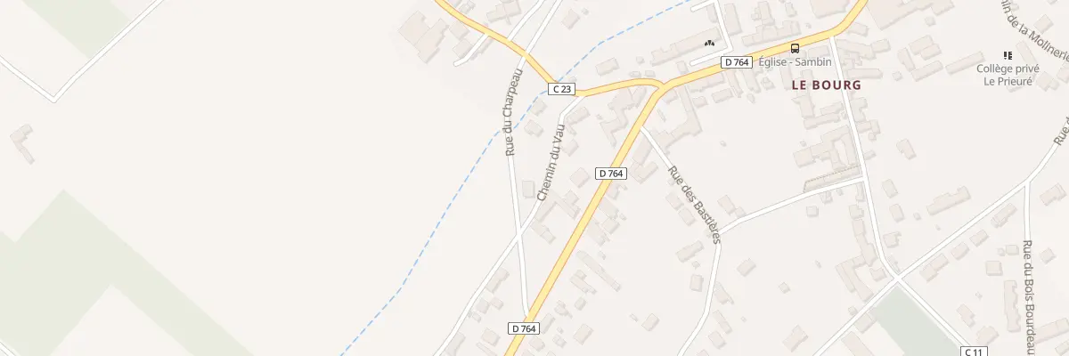 Plan du 35 Rue du Charpeau à Sambin
