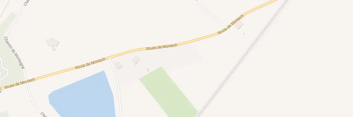 Plan du 3463 Rte de Montech à Bressols