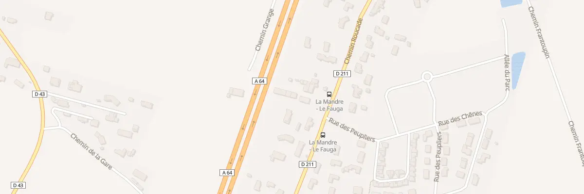 Plan du 23 Che Roucade au Fauga