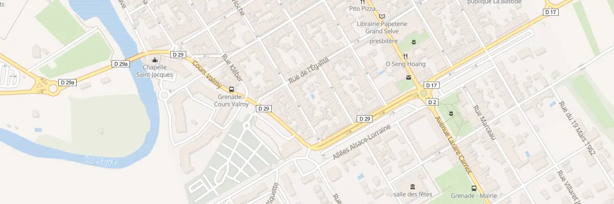 Plan du 14 Rue Hoche à Grenade