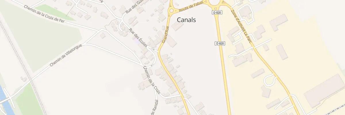 Plan du 543 Rue Grand Rue à Canals