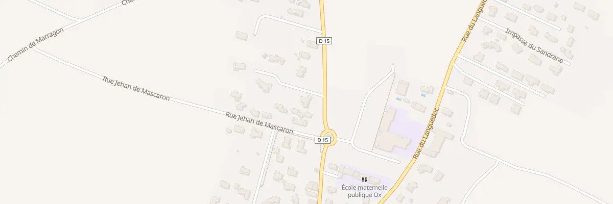 Plan du 30 Rue de Gascogne à Muret