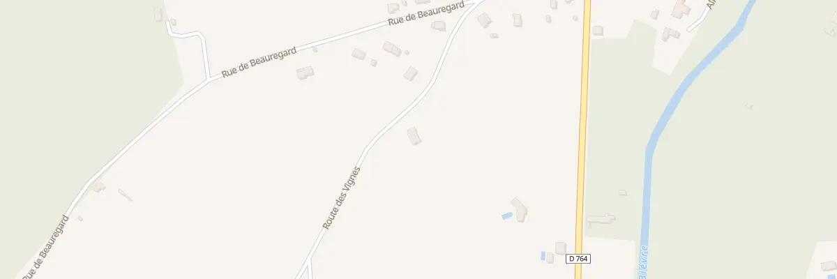 Plan du 2 Rte des Vignes à Monthou-sur-Bièvre