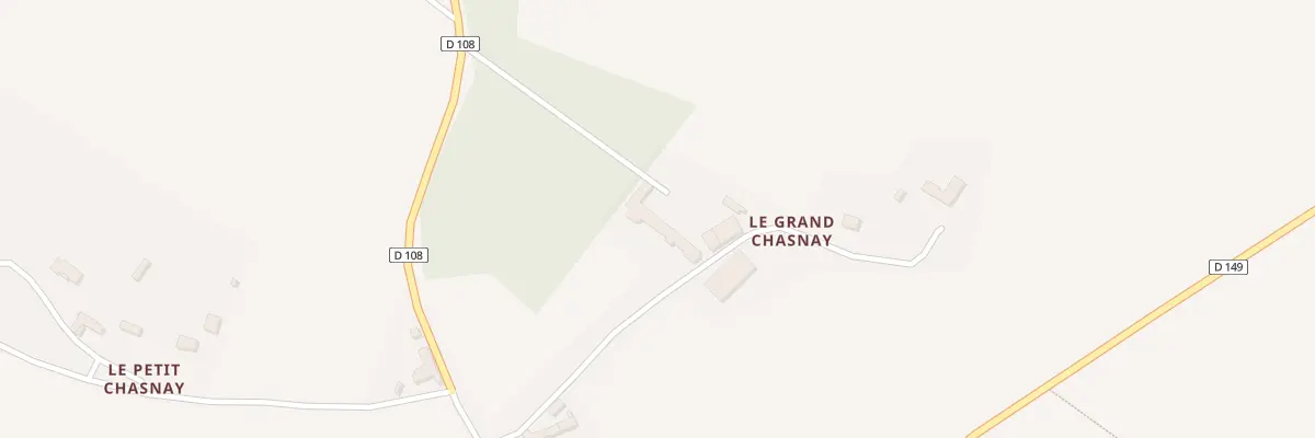 Plan du 1 Le Grand Chasnay à Blandainville