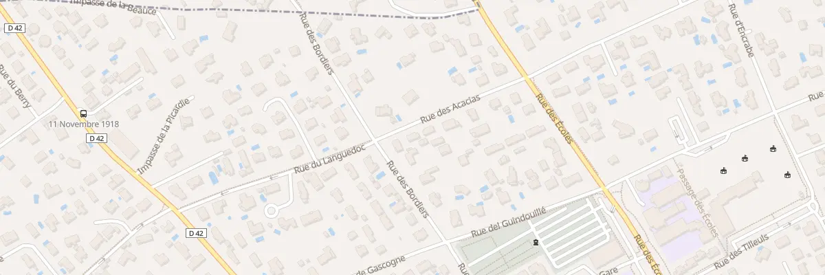 Plan du 2 Rue des Acacias à Plaisance-du-Touch
