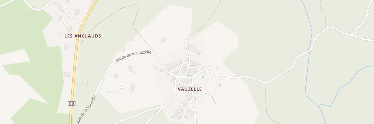 Plan du 5481 La Vauzelle à Compreignac