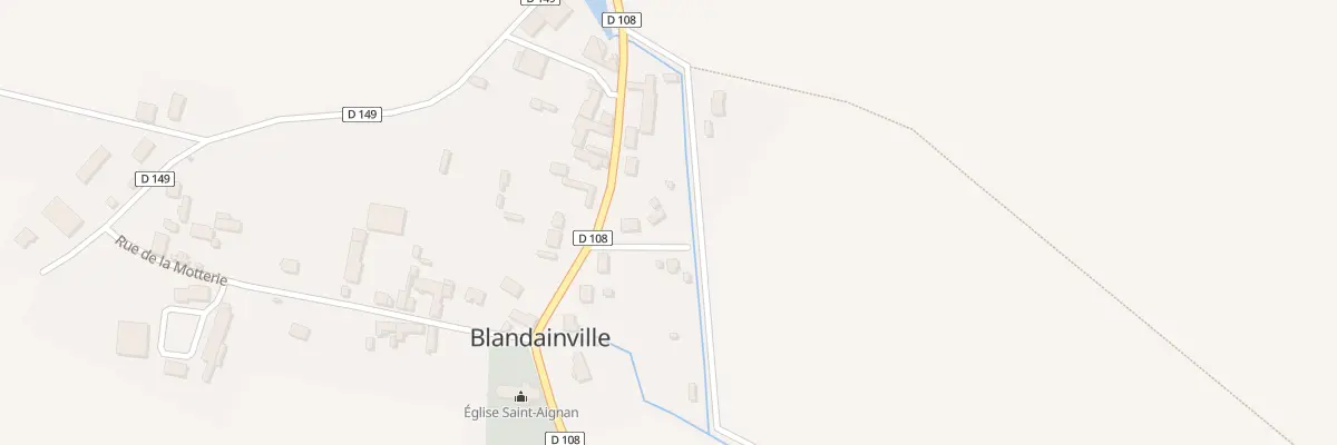 Plan du 3 Imp Buisson de la Demoiselle à Blandainville