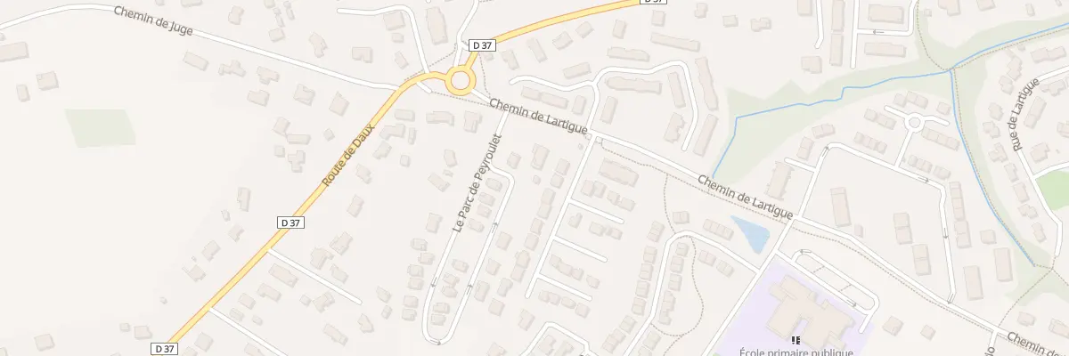 Plan du 134 Che de Lartigue à Merville