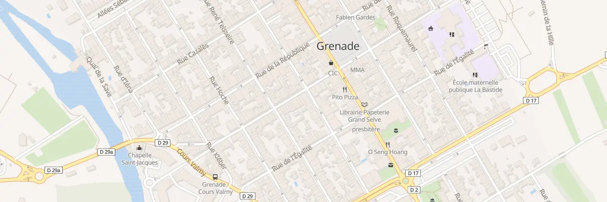 Plan du 37 Rue Pérignon à Grenade